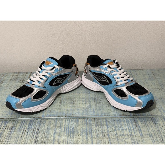 Saucony Jazz 9 KDZ Kids Sneakers Size 7 Blue/Black Unisex NIB - Picture 5 of 9